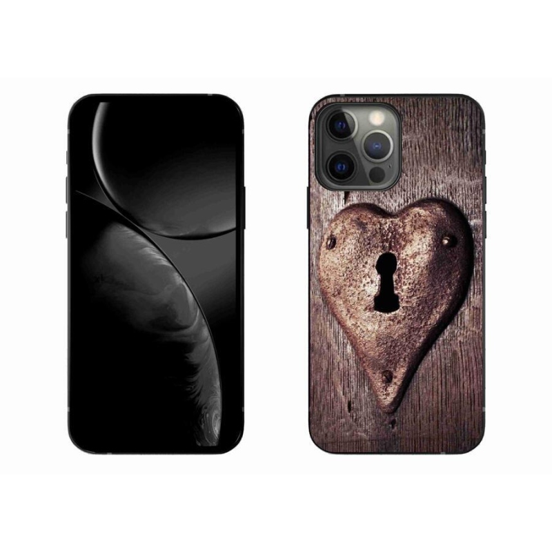 Zselés borítás mmCase iPhone 13 Pro Max 6.7 készülékhez - szív alakú zár