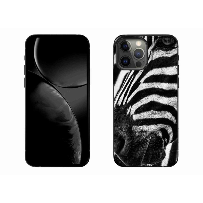 Zselés borítás mmCase iPhone 13 Pro Max 6.7 készülékhez - zebra