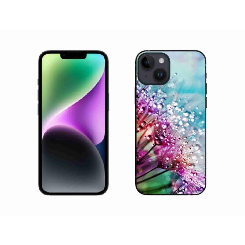 Gél borítás mmCase iPhone 14 készülékhez - színes virágok