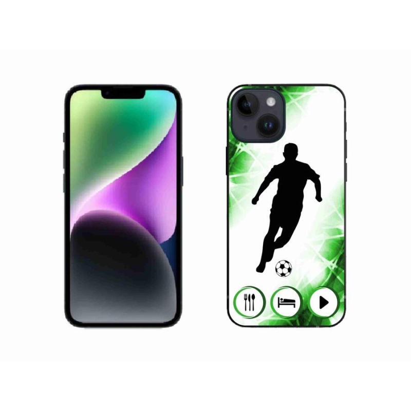 Gél borítás mmCase iPhone 14 készülékhez - futballista