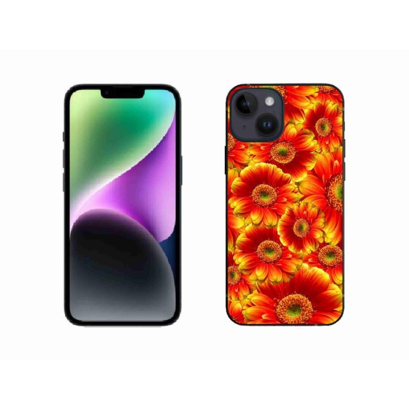 Zselés borítás mmCase iPhone 14 készülékhez - gerbera 1