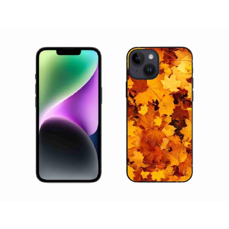 Zselés borítás mmCase iPhone 14 készülékhez - juharlevelek