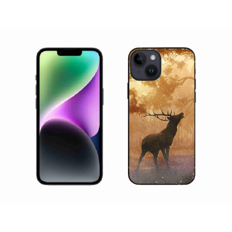 Zselés borítás mmCase iPhone 14 készülékhez - szarvas a szarvasbőgésben