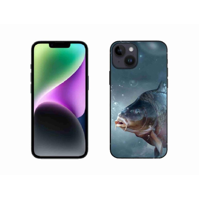 Gél borítás mmCase iPhone 14 készülékhez - ponty és buborékok