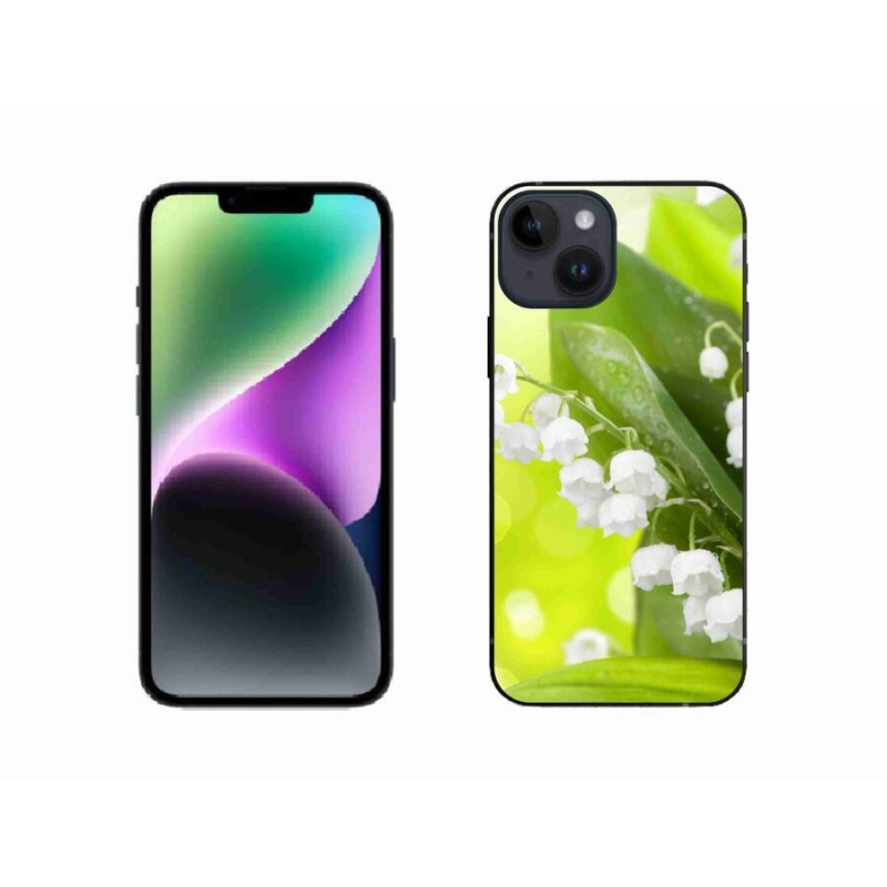 Zselés borítás mmCase iPhone 14 készülékhez - gyöngyvirág