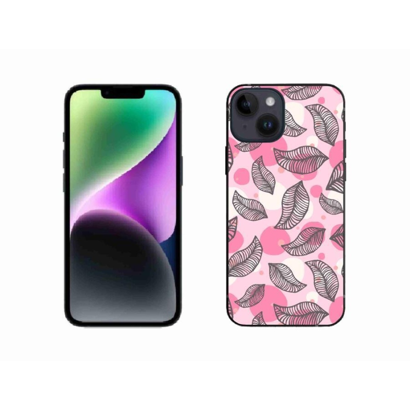 Gél borítás mmCase iPhone 14 készülékhez - rajzfilmes hulló levelek
