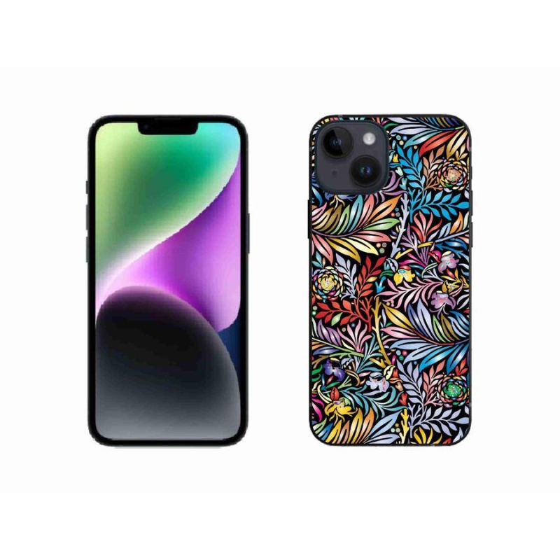 Gél borítás mmCase iPhone 14 - virágok 5