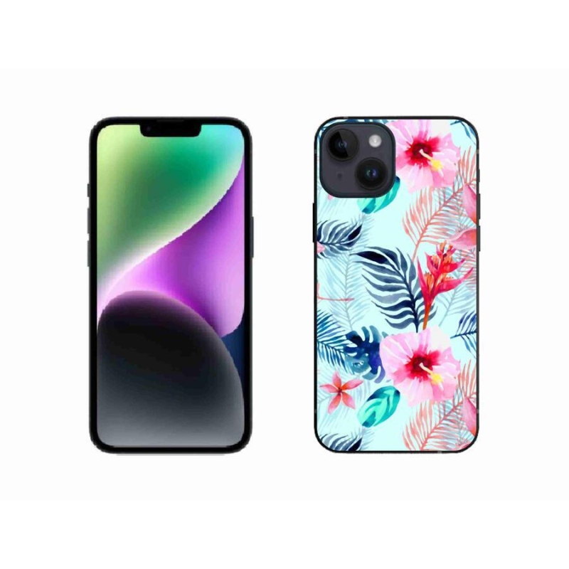 Zselés borítás mmCase iPhone 14 készülékhez - virágok