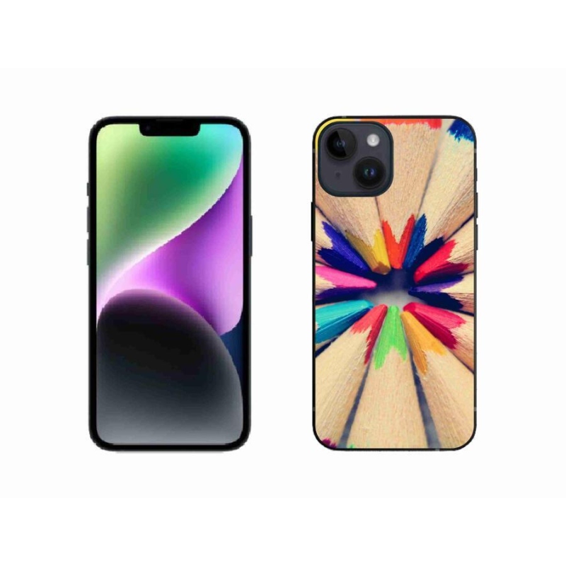 Zselés borítás mmCase iPhone 14 készülékhez - zsírkréták