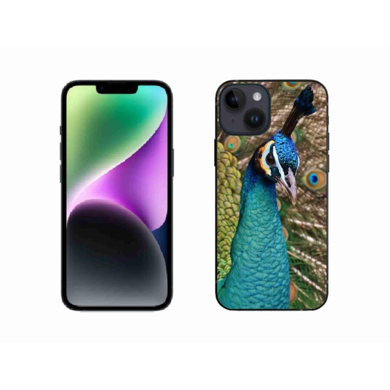 Zselés borítás mmCase iPhone 14 készülékhez - páva