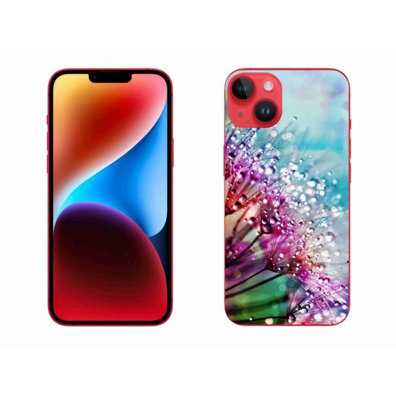 Zselés borítás mmCase iPhone 14 Plus készülékhez - színes virágok