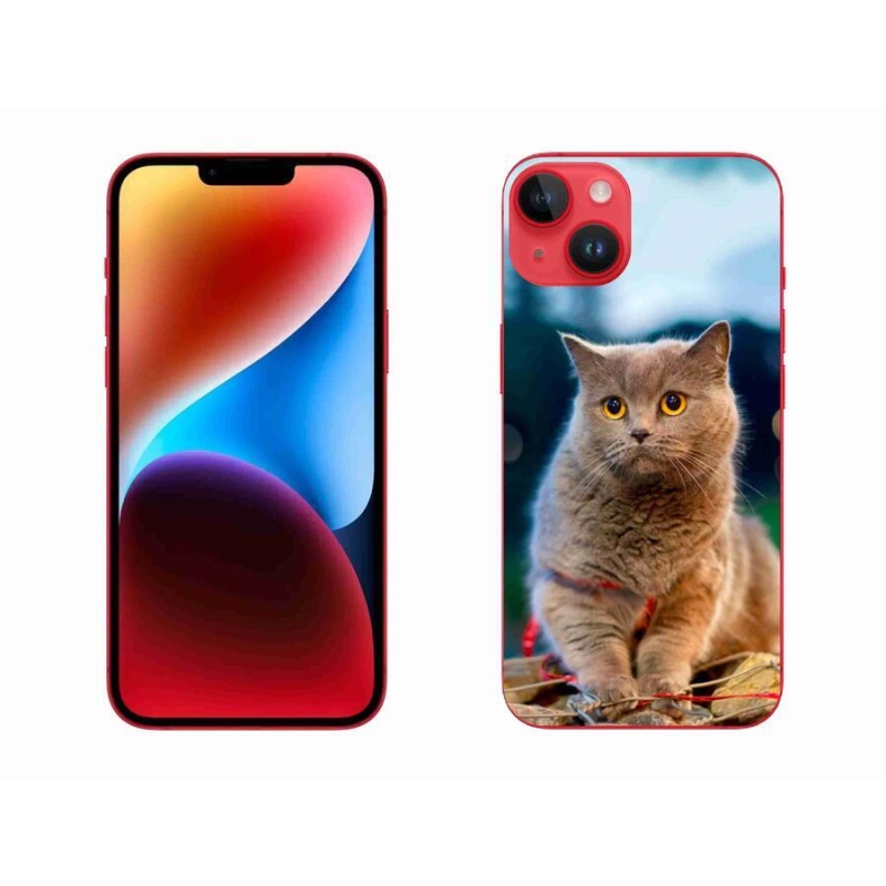 Gél védőhuzat mmCase iPhone 14 Plus készülékhez - brit kék 2