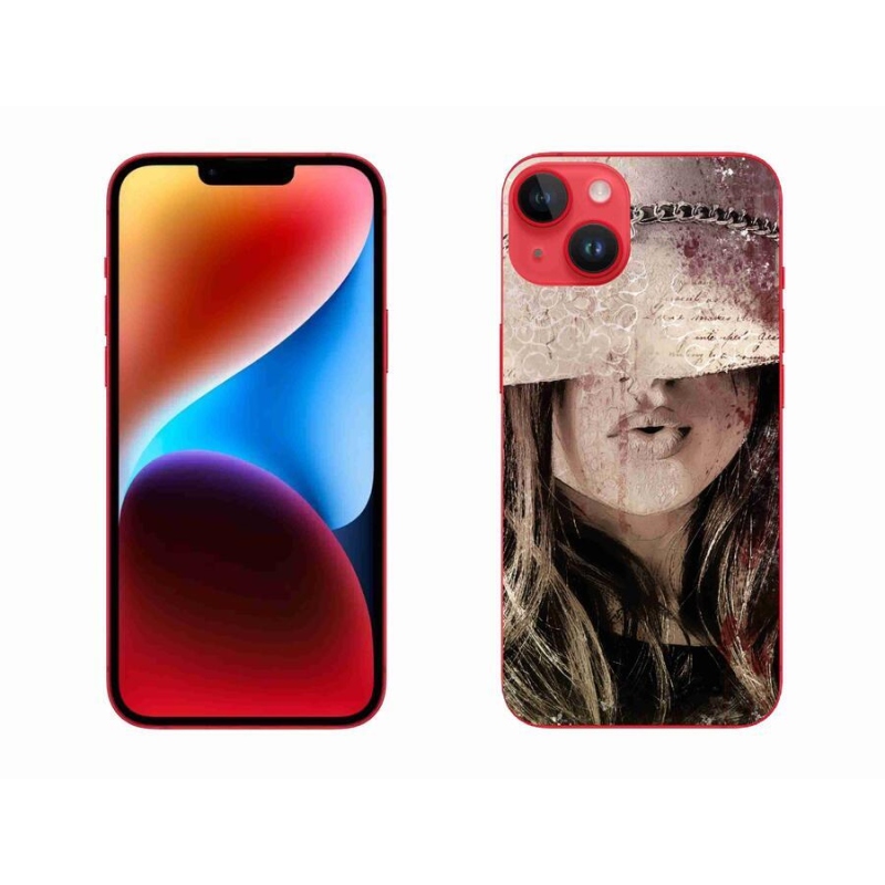 Gél védőburkolat mmCase iPhone 14 Plus készülékhez - lány
