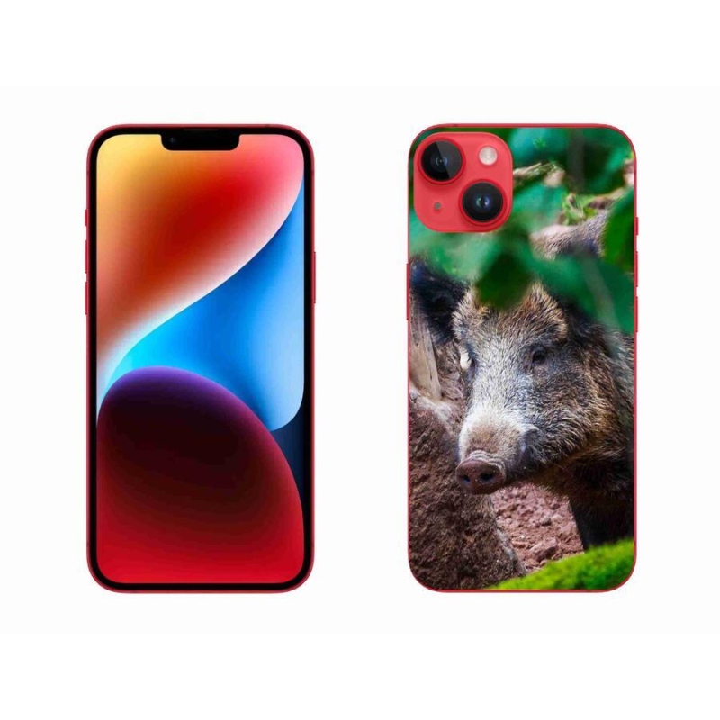 Zselés borítás mmCase iPhone 14 Plus készülékhez - vaddisznó