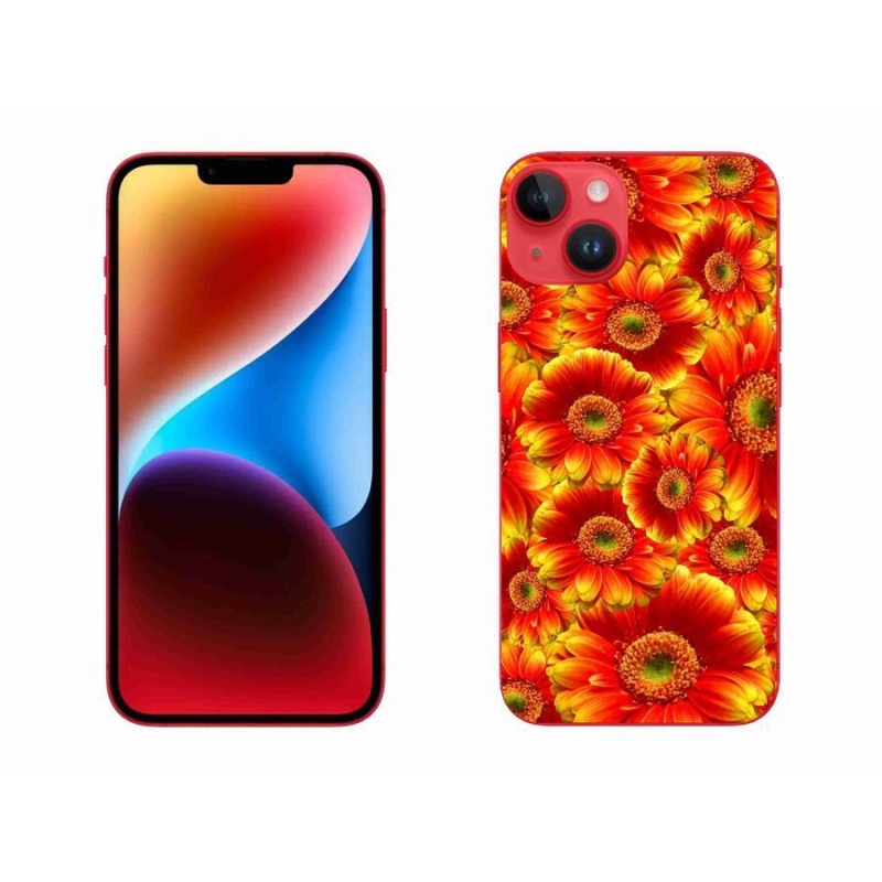 Zselés borítás mmCase iPhone 14 Plus készülékhez - gerbera 1