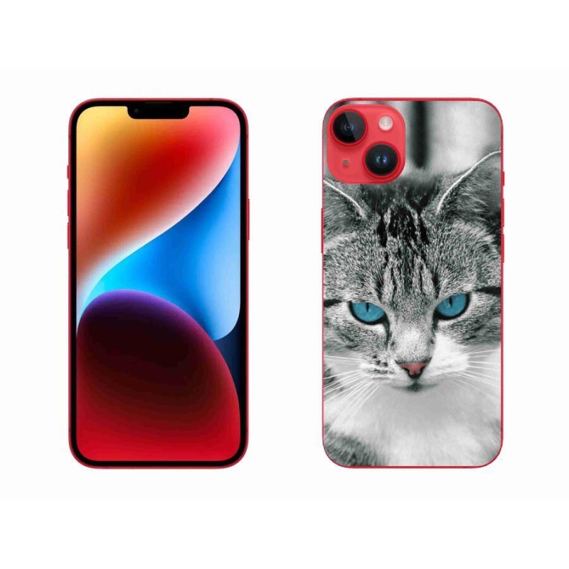 Zselés borítás mmCase iPhone 14 Plus készülékhez - macska nézet 1