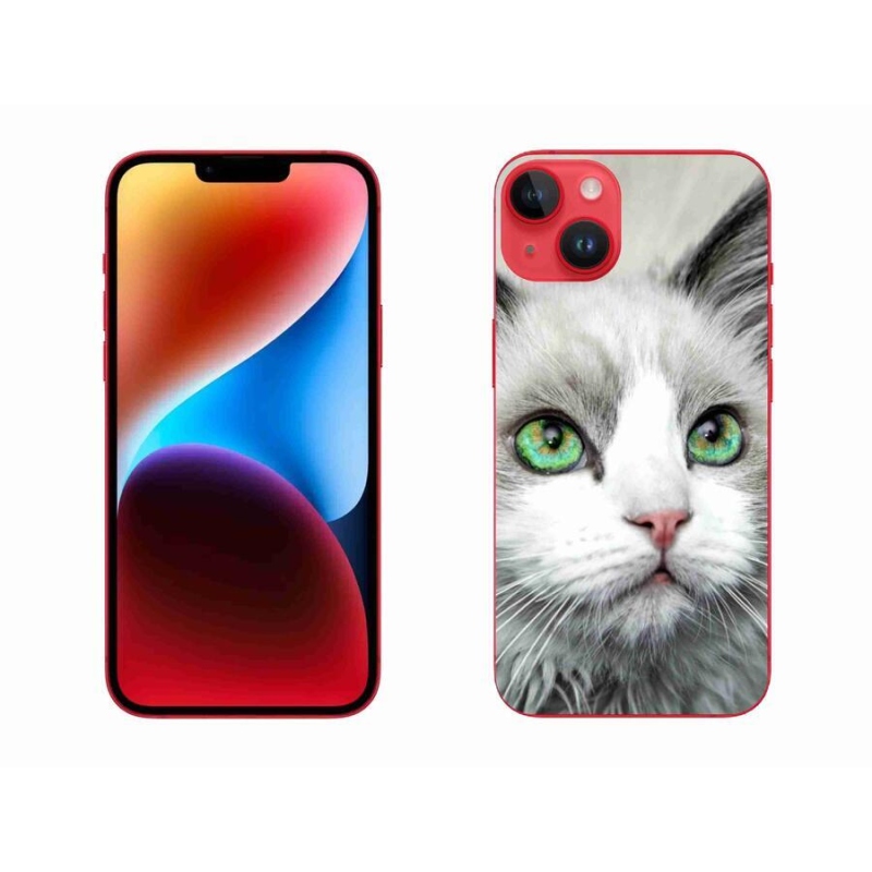Zselés borítás mmCase iPhone 14 Plus készülékhez - macska nézet