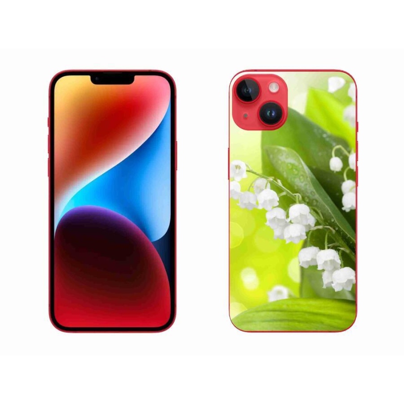 Zselés borítás mmCase iPhone 14 Plus készülékhez - gyöngyvirág