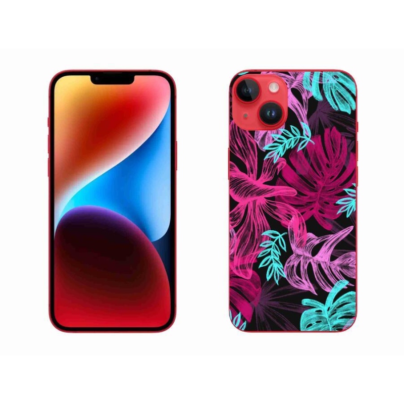 Zselés borítás mmCase iPhone 14 Plus készülékhez - virágok 1