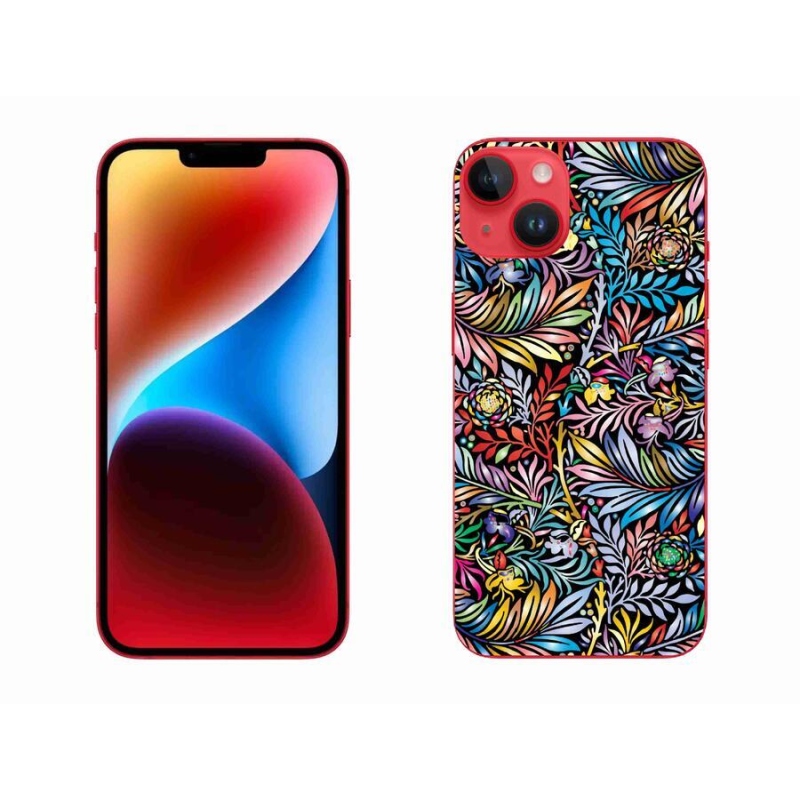 Zselés borítás mmCase iPhone 14 Plus készülékhez - virágok 5