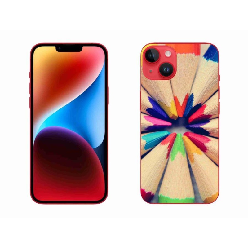 Zselés borítás mmCase iPhone 14 Plus készülékhez - zsírkréták