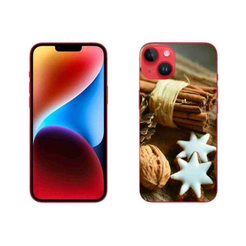 Zselés borítás mmCase iPhone 14 Plus készülékhez - fahéj és mézeskalács
