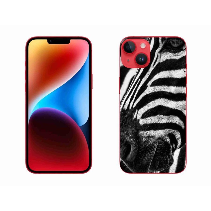 Zselés borítás mmCase iPhone 14 Plus készülékhez - zebra