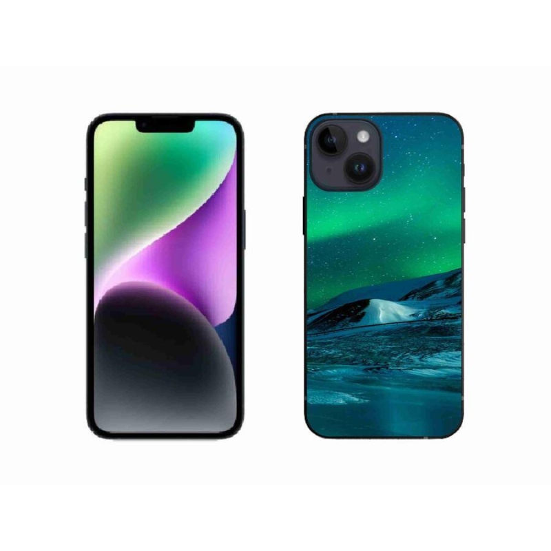 Gél borítás mmCase iPhone 14 készülékhez - sarki fény