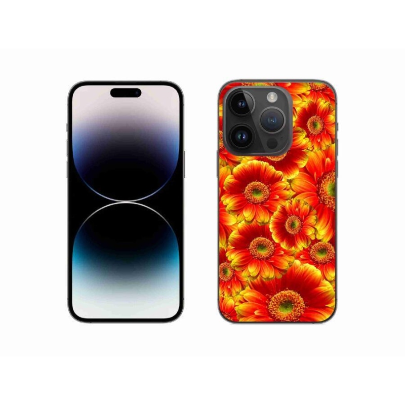 Zselés borítás mmCase iPhone 14 Pro 6.1 készülékhez - gerbera 1