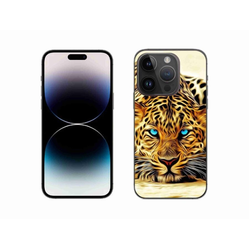 Zselés borítás mmCase iPhone 14 Pro 6.1 készülékhez - rajzfilm tigris