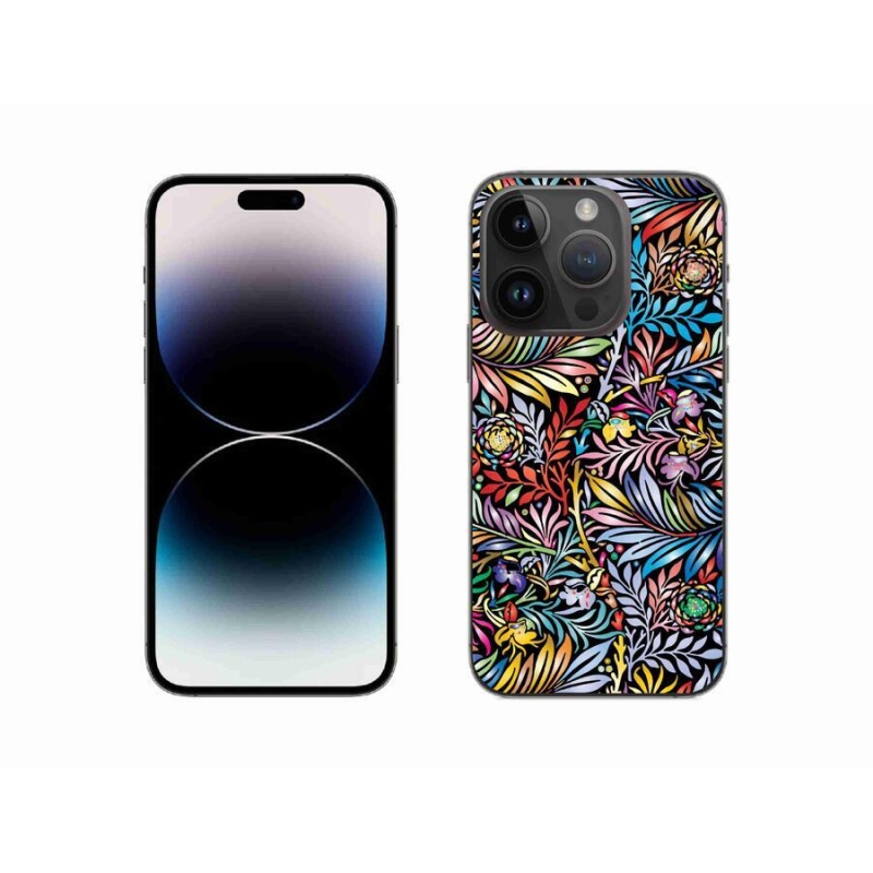 Zselés borítás mmCase iPhone 14 Pro 6.1 - virágok 5