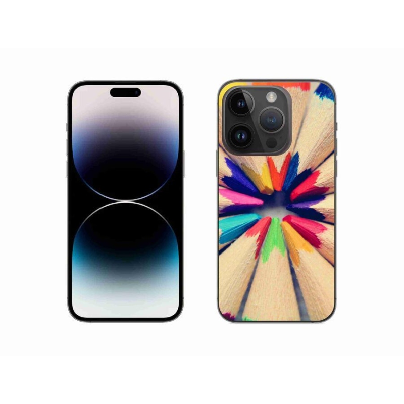 Zselés borítás mmCase iPhone 14 Pro 6.1 készülékhez - zsírkréták