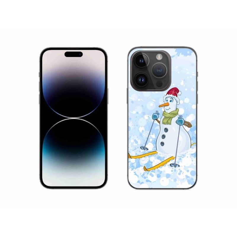 Zselés borítás mmCase iPhone 14 Pro 6.1 készülékhez - hóember