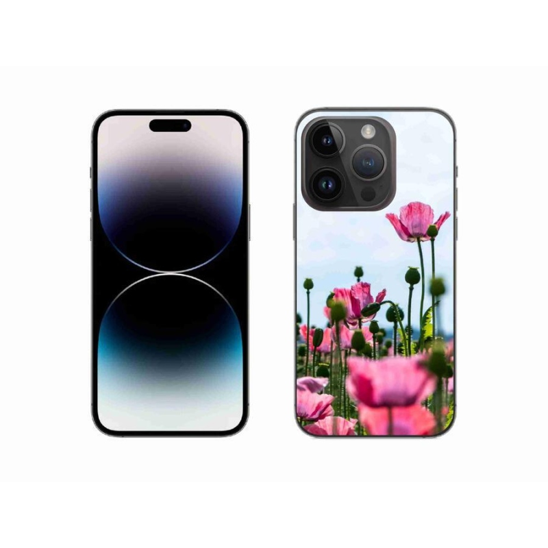 Zselés borítás mmCase iPhone 14 Pro 6.1 készülékhez - mákos színű