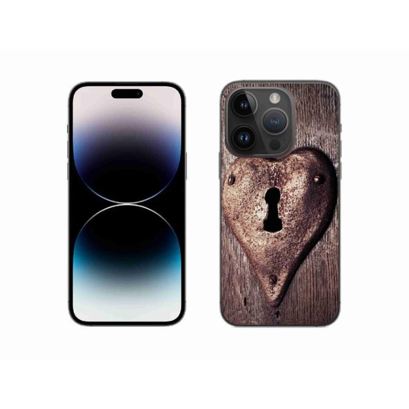Zselés borítás mmCase iPhone 14 Pro 6.1 készülékhez - szív alakú zár