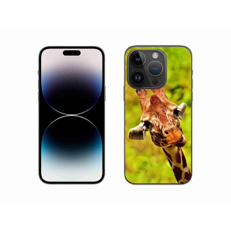 Zselés borítás mmCase iPhone 14 Pro 6.1 készülékhez - zsiráf