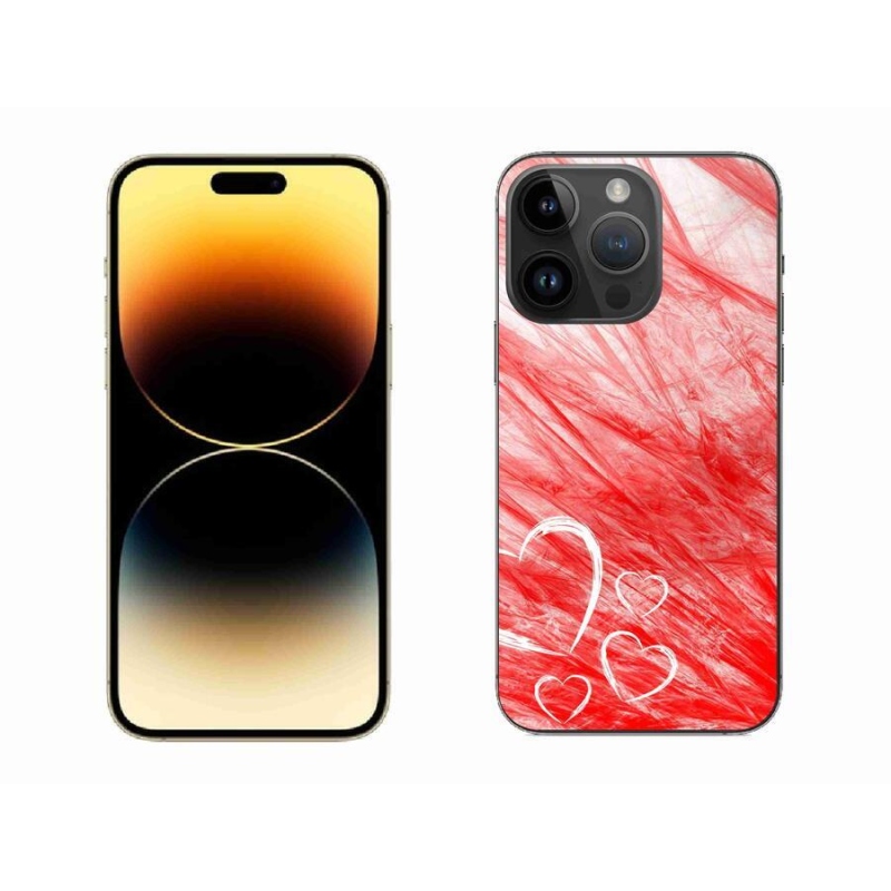 Zselés borítás mmCase iPhone 14 Pro Max 6.7 - szív