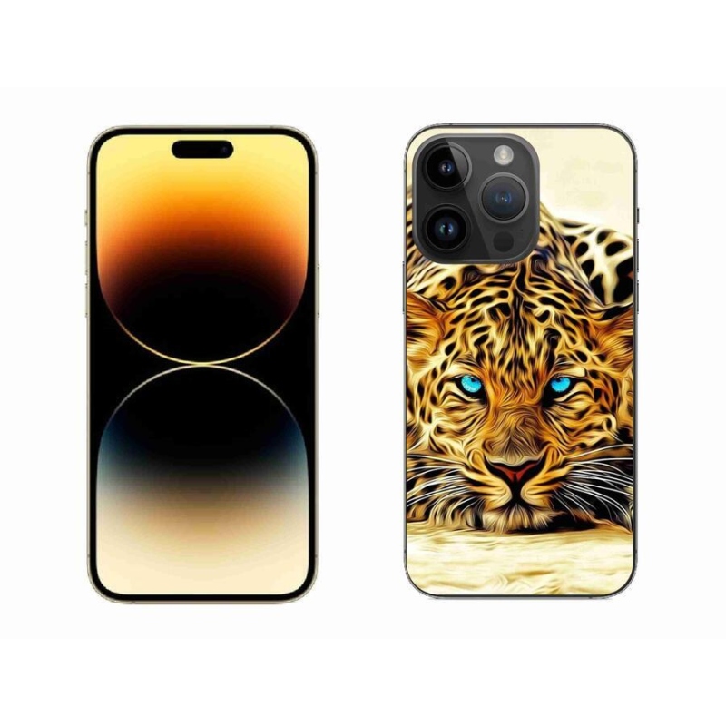 Zselés borítás mmCase iPhone 14 Pro Max 6.7 - rajzfilm tigrishez