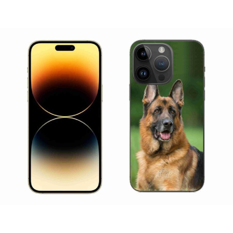 Zselés borítás mmCase iPhone 14 Pro Max 6.7 - Német juhászkutya számára