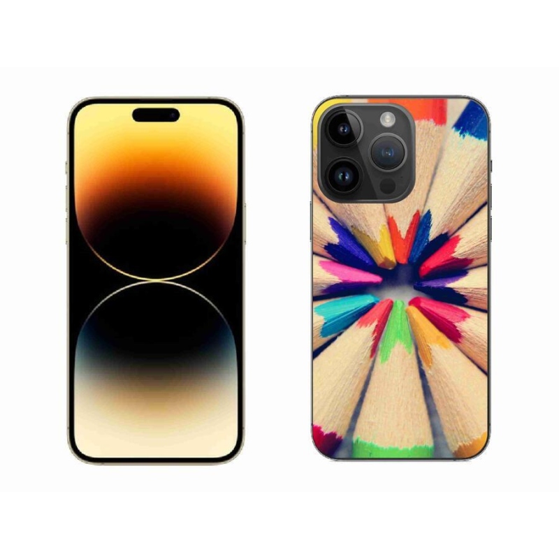 Zselés borítás mmCase iPhone 14 Pro Max 6.7 készülékhez - zsírkréták