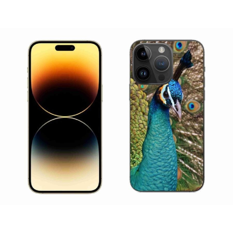 Zselés borítás mmCase iPhone 14 Pro Max 6.7 készülékhez - páva