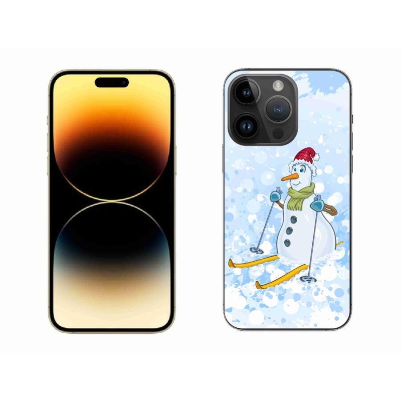 Zselés borítás mmCase iPhone 14 Pro Max 6.7 készülékhez - hóember