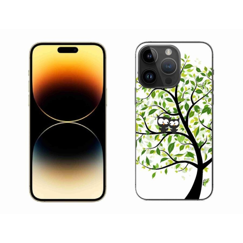 Zselés borítás mmCase iPhone 14 Pro Max 6.7 készülékhez - baglyok a fán