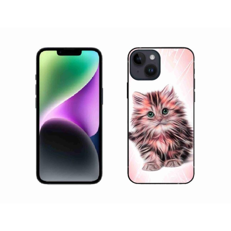 Gél borítás mmCase iPhone 14 készülékhez - aranyos cica