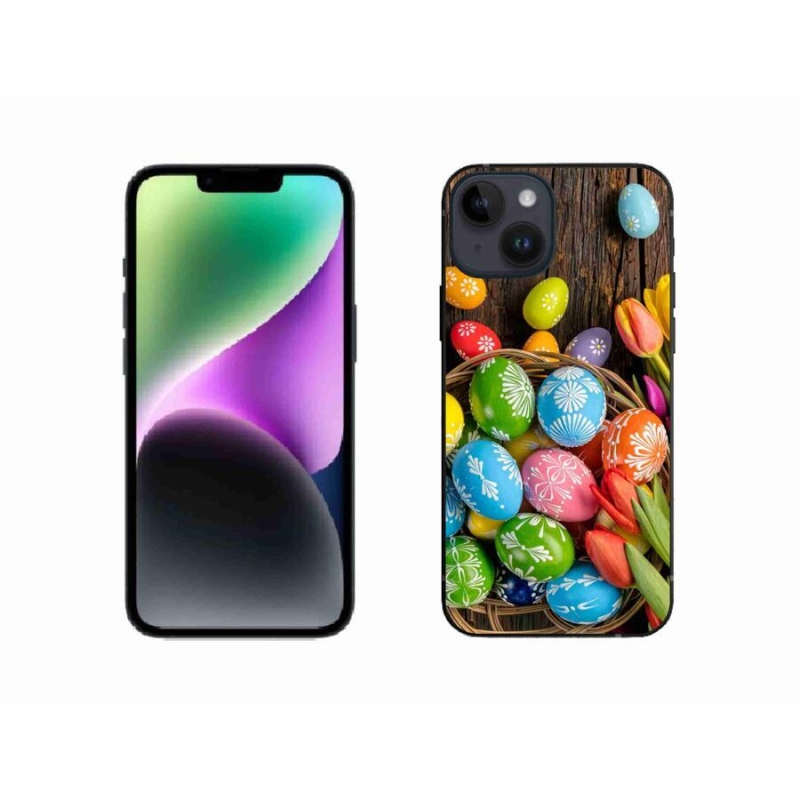 Gél borítás mmCase iPhone 14 készülékhez - Húsvéti tojások
