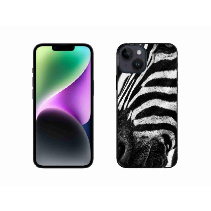 Zselés borítás mmCase iPhone 14 készülékhez - zebra