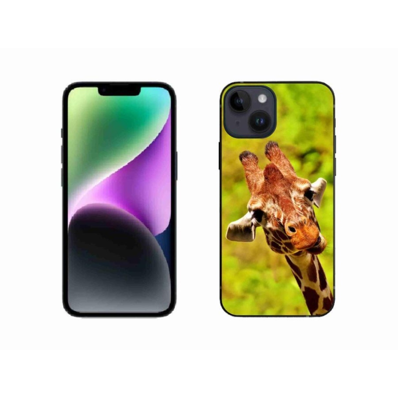 Zselés borítás mmCase iPhone 14 készülékhez - zsiráf