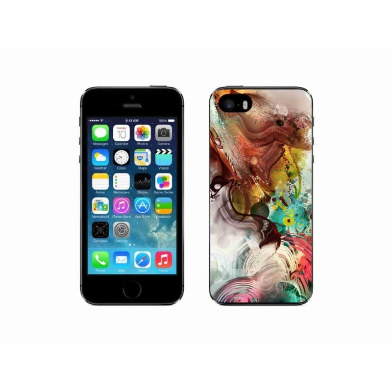 Zselés borítás mmCase iPhone 5/5s készülékhez - absztrakt 1