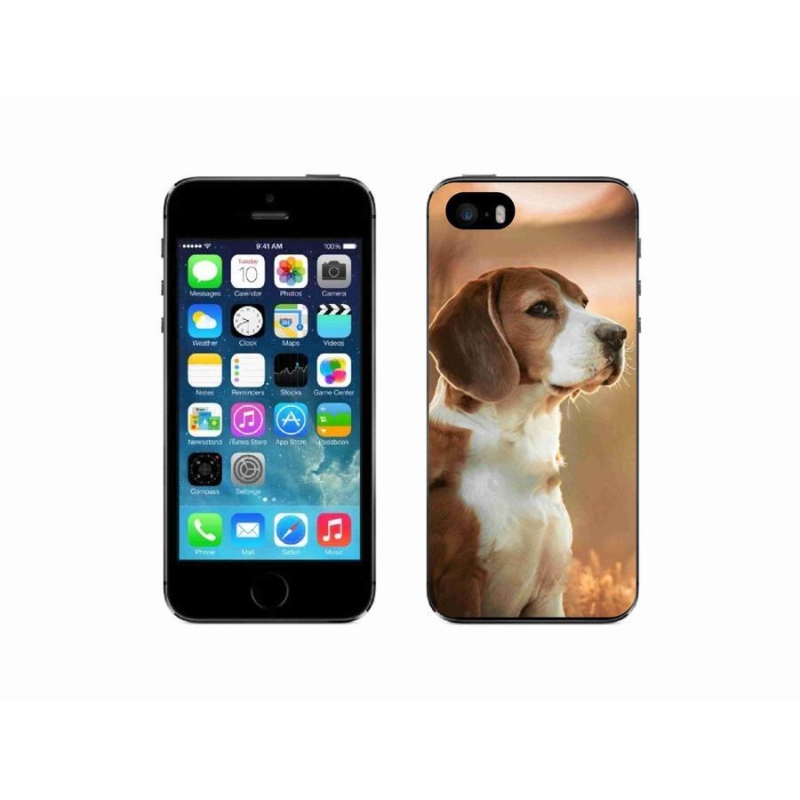 Zselés tok mmCase iPhone 5/5s készülékhez - bézs színű