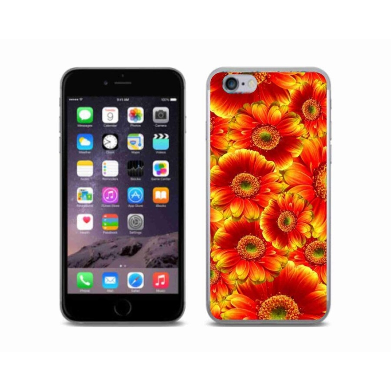 Gél borítás mmCase iPhone 6/6S készülékhez - gerbera 1